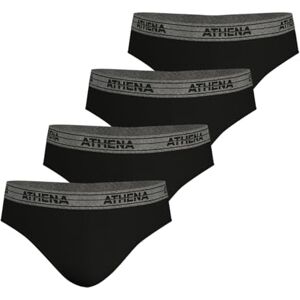 LD30 2520 Athena Męskie bokserki Basic Cotton (zestaw 4 sztuk), Czarny, XL LD30 2520 Athena Męskie bokserki Basic Cotton (zestaw 4 sztuk), Czarny, XL