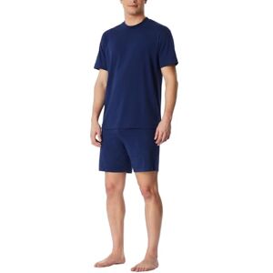 183629 Schiesser Męska piżama krótka okrągły dekolt zestaw Nightwear, Navy 3., 50 183629 Schiesser Męska piżama krótka okrągły dekolt zestaw Nightwear, Navy 3., 50