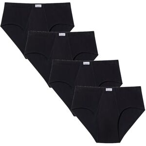 KS40527 Abanderado Zestaw podstawowych otwartych majtek 100% bawełna męska x4, Czarny (Black), 4XL KS40527 Abanderado Zestaw podstawowych otwartych majtek 100% bawełna męska x4, Czarny (Black), 4XL