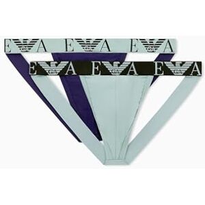 EM000257 EMPORIO ARMANI Męskie majtki typu bold monogram 2-pak, fioletowe, S, FIOLETOWY, S EM000257 EMPORIO ARMANI Męskie majtki typu bold monogram 2-pak, fioletowe, S, FIOLETOWY, S