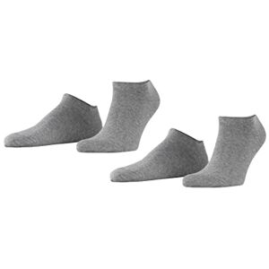17855 ESPRIT Mężczyźni Skarpety do trampek Basic Uni Multipack M Sn Bawełna krótkie jednokolorowe 2 Pak, Szary Light Grey Melange 3390, 47-50 17855 ESPRIT Mężczyźni Skarpety do trampek Basic Uni Multipack M Sn Bawełna krótkie jednokolorowe 2 Pak, Szary Light Grey Melange 3390, 47-50