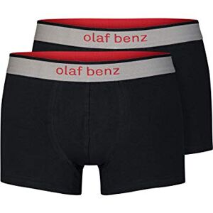 1-01023-8000 Olaf Benz Szorty męskie w stylu retro 2 sztuki dopasowanie do ciała czarne (OB-1-01023), czarny, 48 1-01023-8000 Olaf Benz Szorty męskie w stylu retro 2 sztuki dopasowanie do ciała czarne (OB-1-01023), czarny, 48