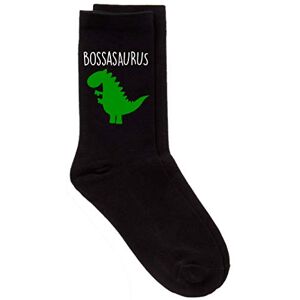 60SECSOCK505 60 Second Makeover Limited Unisex 60 Second Makeover Men's Boss Dinozaur Bossasaurus Fathers Day Christmas Present Black Socks Gift, czarne, One Size 60SECSOCK505 60 Second Makeover Limited Unisex 60 Second Makeover Men's Boss Dinozaur Bossasaurus Fathers Day Christmas Present Black Socks Gift, czarne, One Size