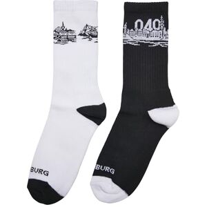 MT2315 Mister Tee Skarpety uniseks Major City 040 Socks 2-pak czarne/białe 47-50, czarny/biały, 47-50 EU MT2315 Mister Tee Skarpety uniseks Major City 040 Socks 2-pak czarne/białe 47-50, czarny/biały, 47-50 EU