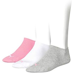 261080001395039 Puma Unisex Sneaker Plain 3P Skarpetki Sportowe, Prism Pink, 3 Pary 261080001395039 Puma Unisex Sneaker Plain 3P Skarpetki Sportowe, Prism Pink, 3 Pary