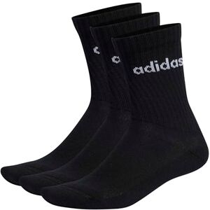 IC1301 adidas Uniseks dzieci Linear Crew Cushioned Socks 3 Pairs, Black / White, 7-8 Years IC1301 adidas Uniseks dzieci Linear Crew Cushioned Socks 3 Pairs, Black / White, 7-8 Years