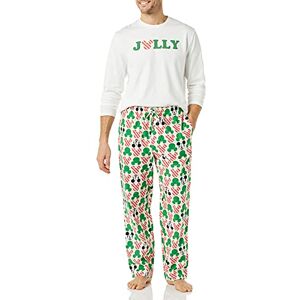 AEB00018F21-MulMY-X-Large Amazon Essentials Disney Flannel Piżama do spania Set, Mickey Holiday, XL AEB00018F21-MulMY-X-Large Amazon Essentials Disney Flannel Piżama do spania Set, Mickey Holiday, XL