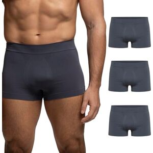 89521422P3A666S/M POMPEA Boxer U bezszwowe majtki męskie (3), Podstawowy Szary, S-M 89521422P3A666S/M POMPEA Boxer U bezszwowe majtki męskie (3), Podstawowy Szary, S-M