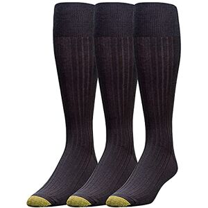 794he-Black-13-15 GOLDTOE Men's Canterbury Over-The-Calf Dress Socks, 3-Pairs, Black, X-Large 794he-Black-13-15 GOLDTOE Men's Canterbury Over-The-Calf Dress Socks, 3-Pairs, Black, X-Large