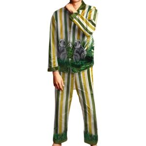 PM014-026-L Averie Męska piżama Jett, zielony, L PM014-026-L Averie Męska piżama Jett, zielony, L