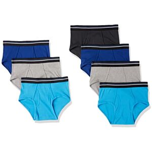 S17AE80003_Black/Blue/Grey Amazon Essentials Men's Bawełniane majtki bez metek, Pack of 7, Czarny/Niebieski/Szary, L S17AE80003_Black/Blue/Grey Amazon Essentials Men's Bawełniane majtki bez metek, Pack of 7, Czarny/Niebieski/Szary, L
