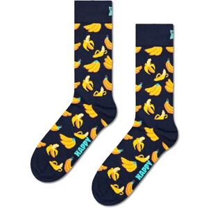 BAN01-6550 Happy Socks Mężczyźni Skarpetki, Czarny/Żółty, M BAN01-6550 Happy Socks Mężczyźni Skarpetki, Czarny/Żółty, M