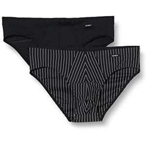 086773 Skiny Majtki męskie (2 sztuki), Blackstripe Selection, XXL 086773 Skiny Majtki męskie (2 sztuki), Blackstripe Selection, XXL