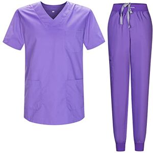 MZ-817-8316 MISEMIYA Piżama Sanitarna Zestawy Uniform Sanitarnych Unisex Mundury Medyczne 817-8316, fioletowy, XXL MZ-817-8316 MISEMIYA Piżama Sanitarna Zestawy Uniform Sanitarnych Unisex Mundury Medyczne 817-8316, fioletowy, XXL