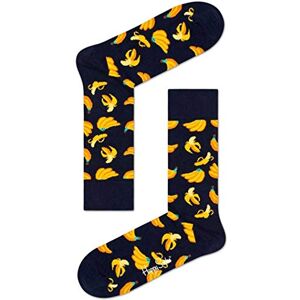 BAN01-6500 Happy Socks Banana Sock, kolorowe i zabawne, Skarpety dla kobiet i mężczyzn, Czarny-Żółty (41-46) BAN01-6500 Happy Socks Banana Sock, kolorowe i zabawne, Skarpety dla kobiet i mężczyzn, Czarny-Żółty (41-46)