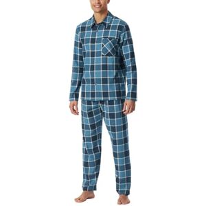 182029 Schiesser Piżama męska, długa, miękka tkanina Selected Premium Warming Piżama, Jeansblau) , 48 182029 Schiesser Piżama męska, długa, miękka tkanina Selected Premium Warming Piżama, Jeansblau) , 48