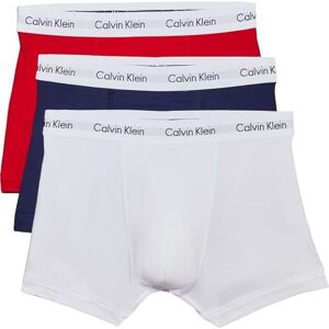 U2662G_103 Calvin Klein 3p Trunk Bokserki (szorty) Mężczyźni,wielokolorowy (White/Red Ginger/Pyro Blue I03),L U2662G_103 Calvin Klein 3p Trunk Bokserki (szorty) Mężczyźni,wielokolorowy (White/Red Ginger/Pyro Blue I03),L