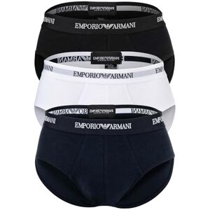 EM000258 EMPORIO ARMANI Męskie majtki 3-pak, biały/AR.niebieski/czarny, XL EM000258 EMPORIO ARMANI Męskie majtki 3-pak, biały/AR.niebieski/czarny, XL