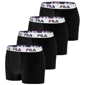FI/1BCX4/FU5016/NR Fila męskie bokserki bawełniane, bokserki męskie, hipoalergiczne, przewiewna siatka (zestaw 4 sztuk), Nr, XXL FI/1BCX4/FU5016/NR Fila męskie bokserki bawełniane, bokserki męskie, hipoalergiczne, przewiewna siatka (zestaw 4 sztuk), Nr, XXL