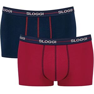 10206968 Sloggi Męskie szorty retro (2 sztuki), Blue Dark Combination, M 10206968 Sloggi Męskie szorty retro (2 sztuki), Blue Dark Combination, M