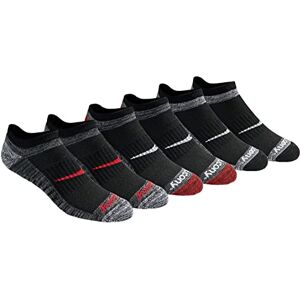 S62009-073-Socks Siz 9.5-11.5 Saucony Męskie skarpety RunDry Bolt Performance No-Show, dostępne w rozmiarach M-XXL (6, 12, 18 par), Czerwony, różne (6 par), Large S62009-073-Socks Siz 9.5-11.5 Saucony Męskie skarpety RunDry Bolt Performance No-Show, dostępne w rozmiarach M-XXL (6, 12, 18 par), Czerwony, różne (6 par), Large