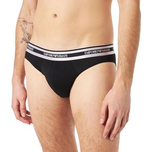 1119604R51200020 Emporio Armani Męskie elastyczne bawełniane błyszczące majtki Logoband, Czarny, XL 1119604R51200020 Emporio Armani Męskie elastyczne bawełniane błyszczące majtki Logoband, Czarny, XL