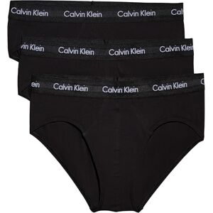 0000U2661G Calvin Klein 3P Hip Brief Hip Briefs Mężczyźni,Czarny (Black With Black Wb Xwb),M 0000U2661G Calvin Klein 3P Hip Brief Hip Briefs Mężczyźni,Czarny (Black With Black Wb Xwb),M