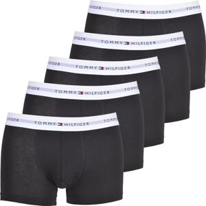 UM0UM02767 Tommy Hilfiger Signature Cotton 5-pak kąpielówek, czarne/białe, Wielokolorowy (czarny/czarny/czarny/czarny), XXL UM0UM02767 Tommy Hilfiger Signature Cotton 5-pak kąpielówek, czarne/białe, Wielokolorowy (czarny/czarny/czarny/czarny), XXL