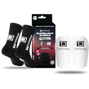 SB002 Tapedesign – Bundle Superlight Grip Socks + Shinguards 2.0 – ultralekkie skarpety piłkarskie z antypoślizgowymi wypustkami i regulowanymi ochraniaczami piszczeli – idealna przyczepność do piłki SB002 Tapedesign – Bundle Superlight Grip Socks + Shinguards 2.0 – ultralekkie skarpety piłkarskie z antypoślizgowymi wypustkami i regulowanymi ochraniaczami piszczeli – idealna przyczepność do piłki