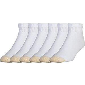 656P GOLDTOE Men's Cotton Ankle Athletic Socks, Multipairs, White (6-Pairs), Large 656P GOLDTOE Men's Cotton Ankle Athletic Socks, Multipairs, White (6-Pairs), Large