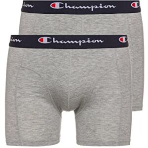 U20001 Champion Bielizna Basics 2 szt. bokserki męskie, Jasnoszary melanż, XXL U20001 Champion Bielizna Basics 2 szt. bokserki męskie, Jasnoszary melanż, XXL