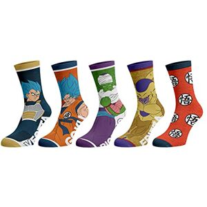 xs884xdbb Bioworld Dragonball Z Character Logos Crew Socks (confezione da 5 paia) Multi, Multi, Medium xs884xdbb Bioworld Dragonball Z Character Logos Crew Socks (confezione da 5 paia) Multi, Multi, Medium