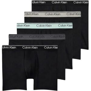 LV00NB44133ZQM Calvin Klein Bokserki męskie, 5 szt., LV00NB4413, czarne (czarne korpusy w/czarny/jasny odlew/Fe), M LV00NB44133ZQM Calvin Klein Bokserki męskie, 5 szt., LV00NB4413, czarne (czarne korpusy w/czarny/jasny odlew/Fe), M