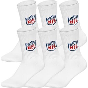 22100007 NFL Unisex Shield Crew Socks skarpety sportowe (6 sztuk) 22100007 NFL Unisex Shield Crew Socks skarpety sportowe (6 sztuk)