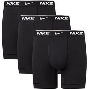 0000KE1007 Nike Underwear Mężczyźni Essential Boxer Briefs Zestaw 3 sztuki – Dopasowane, Elastyczne tworzywo, Wysoki komfort noszenia, Black/Black/Black, M 0000KE1007 Nike Underwear Mężczyźni Essential Boxer Briefs Zestaw 3 sztuki – Dopasowane, Elastyczne tworzywo, Wysoki komfort noszenia, Black/Black/Black, M