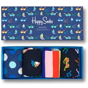 XNSG09-6500 Happy Socks 4-Pack Navy Socks Set, kolorowe i zabawne, skarpetki dla kobiet i mężczyzn, Niebieski-Zielony-Pomarańczowy-Różowy-Biały (36-40) XNSG09-6500 Happy Socks 4-Pack Navy Socks Set, kolorowe i zabawne, skarpetki dla kobiet i mężczyzn, Niebieski-Zielony-Pomarańczowy-Różowy-Biały (36-40)