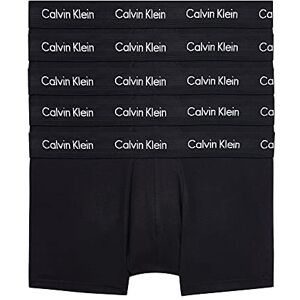 000NB2734A Calvin Klein Bawełna Stretch 5-pak Low Rise Trunk, wszystkie czarne, Czarny (czarny W. Czarny Wb), M 000NB2734A Calvin Klein Bawełna Stretch 5-pak Low Rise Trunk, wszystkie czarne, Czarny (czarny W. Czarny Wb), M