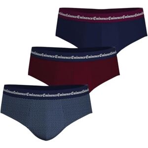 LE60 2510 Eminence Męski nadruk biznesowy Le60 slipy, trójkąt granatowy/konfetti bordowy/granatowy, 3XL EU, Granatowy/Bordowy, 3XL LE60 2510 Eminence Męski nadruk biznesowy Le60 slipy, trójkąt granatowy/konfetti bordowy/granatowy, 3XL EU, Granatowy/Bordowy, 3XL