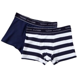 Tommy Hilfiger Męskie szorty, 2 sztuki w opakowaniu 1U8AD00393, Niebieski (Peacoat/Stripe), 48 Tommy Hilfiger Męskie szorty, 2 sztuki w opakowaniu 1U8AD00393, Niebieski (Peacoat/Stripe), 48