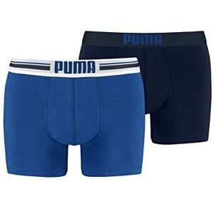 651003001056010 Puma Męskie bokserki Bodywear Placed Logo 2 sztuki, niebieskie, S, 651003001 651003001056010 Puma Męskie bokserki Bodywear Placed Logo 2 sztuki, niebieskie, S, 651003001