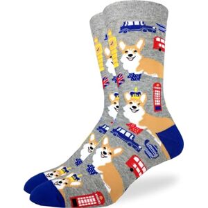1409 Men's Corgis in London Dog Socks, Adult, Shoe Size 7-12 1409 Men's Corgis in London Dog Socks, Adult, Shoe Size 7-12