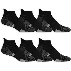 FRM10307T6U2001 Fruit of the Loom Mens Breathable Performance Cushion Low Cut Tab Socks 6 Pair, Black, Men's Shoe Size: 12-16 FRM10307T6U2001 Fruit of the Loom Mens Breathable Performance Cushion Low Cut Tab Socks 6 Pair, Black, Men's Shoe Size: 12-16