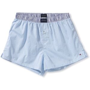 Tommy Hilfiger Bokserki męskie Trenton Check Woven Boxer/1U87901837, Niebieski (427 Blue Bell-pt), 54 Tommy Hilfiger Bokserki męskie Trenton Check Woven Boxer/1U87901837, Niebieski (427 Blue Bell-pt), 54
