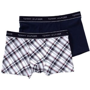 Tommy Hilfiger Underwear Fresno 2-pak chłopięce szorty 1U8AD00281 męska bielizna/szorty, Niebieski (Peacoat/Check-Europe), 50 Tommy Hilfiger Underwear Fresno 2-pak chłopięce szorty 1U8AD00281 męska bielizna/szorty, Niebieski (Peacoat/Check-Europe), 50