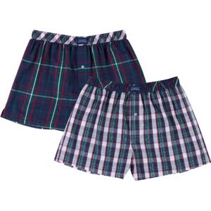 Tommy Hilfiger Harris Woven bokserki męskie, 2 sztuki, 2 sztuki w opakowaniu / 1U87900542, Niebieski (409 Peacoat/Check), 56 Tommy Hilfiger Harris Woven bokserki męskie, 2 sztuki, 2 sztuki w opakowaniu / 1U87900542, Niebieski (409 Peacoat/Check), 56