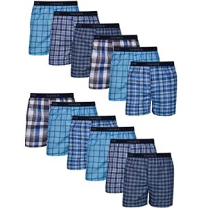 841B12 Hanes Męska bielizna, bokserki, bez metki, odsłonięty pas, dostępne w wielopakach, S 841B12 Hanes Męska bielizna, bokserki, bez metki, odsłonięty pas, dostępne w wielopakach, S