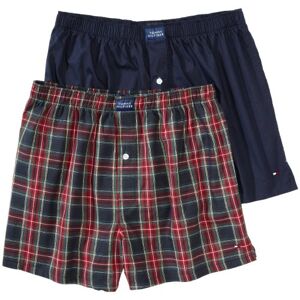 Tommy Hilfiger Underwear Cleveland woven 1U8AB00074 bielizna męska/szorty, czerwony (Biking Red/Dark Navy-Pt), 48 Tommy Hilfiger Underwear Cleveland woven 1U8AB00074 bielizna męska/szorty, czerwony (Biking Red/Dark Navy-Pt), 48