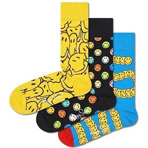 XSMY08-6700 Happy Socks Niebieskie skarpetki – bawełniane skarpetki w zabawnych pudełkach na prezenty – skarpety dla mężczyzn i kobiet, 6 par HS470, 41-46 EU XSMY08-6700 Happy Socks Niebieskie skarpetki – bawełniane skarpetki w zabawnych pudełkach na prezenty – skarpety dla mężczyzn i kobiet, 6 par HS470, 41-46 EU