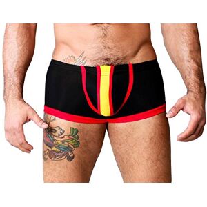 CELLBLOCK 13 Asylum Jock Trunk Pants / bokserki pofrei czarny / czerwony / żółty rozm. S CELLBLOCK 13 Asylum Jock Trunk Pants / bokserki pofrei czarny / czerwony / żółty rozm. S