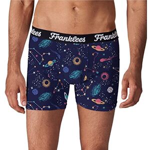 FLLLTGALS Franklees Bokserki Bielizna męska Miękka oddychająca bawełna Zabawne nadruki Wygodne bokserki Dopasowana bielizna dla niej i dla niej, Galaxy, S FLLLTGALS Franklees Bokserki Bielizna męska Miękka oddychająca bawełna Zabawne nadruki Wygodne bokserki Dopasowana bielizna dla niej i dla niej, Galaxy, S